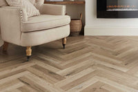 Karndean Knight Tile Washed Character Oak Gluedown Herringbone SM-KP144