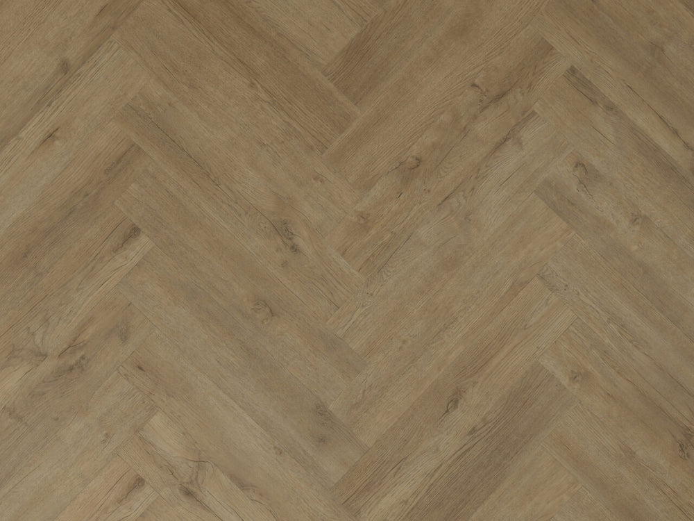Spectra Luxury Gluedown Vinyl Flooring Biscotti Oak Herringbone