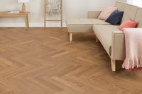 Karndean Knight Tile Honey Limed Oak Gluedown Herringbone LVT SM-KP155