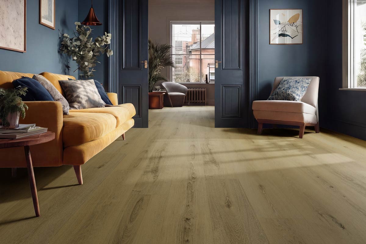 Audacity 12mm Ultra Matt Laminate Nutmeg Built-In Underlay