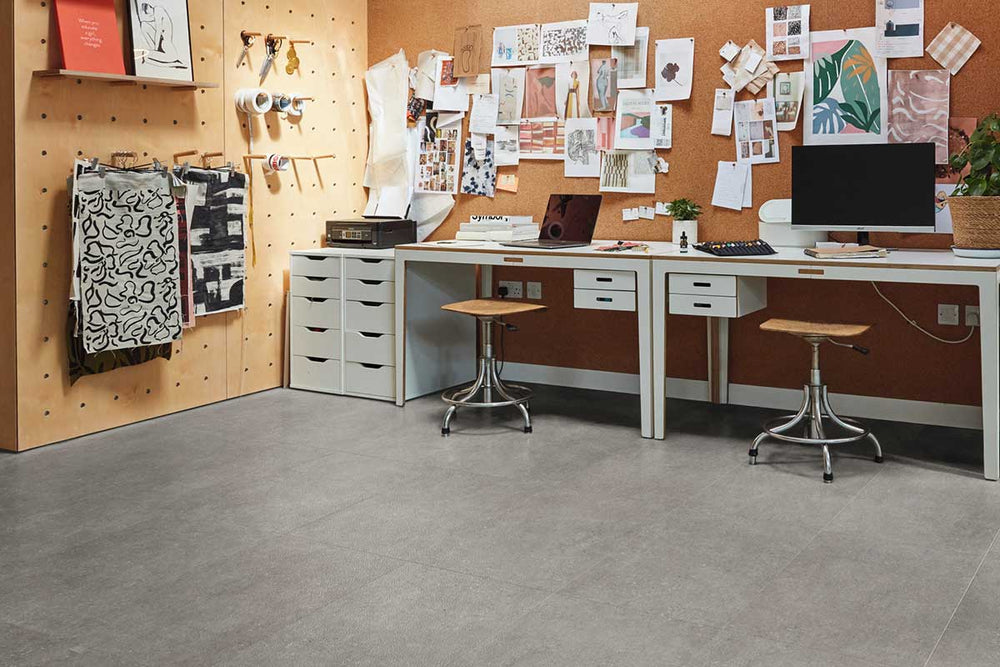 Karndean Art Select Cambric Stone Gluedown Luxury Vinyl Tile LM46