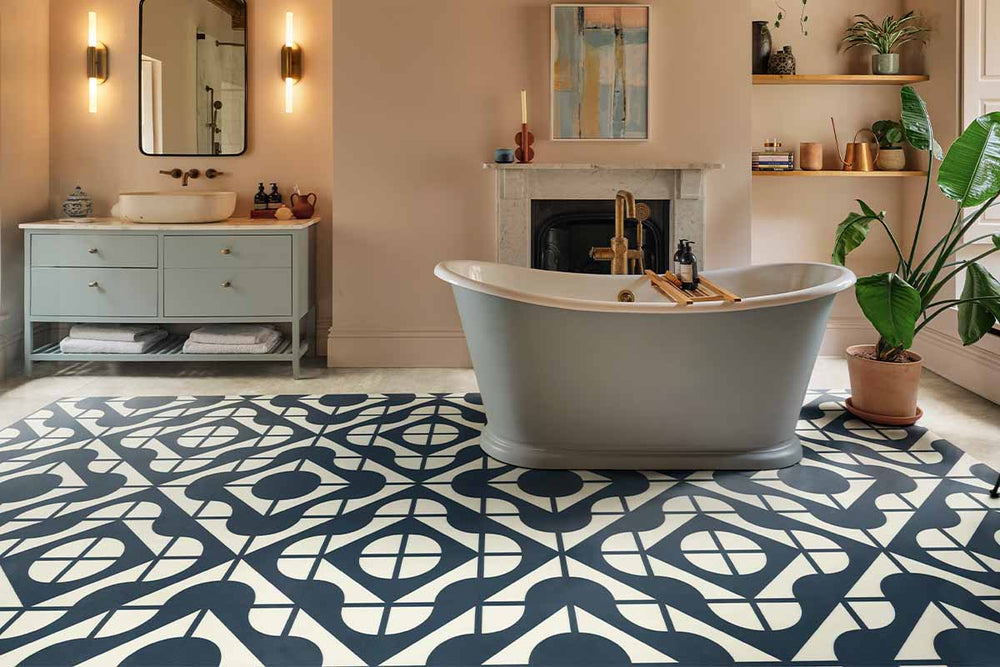 Karndean Knight Tile ST37 Curio Navy Gluedown