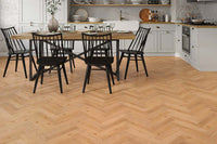 Galleria Professional Solid European Rustic Oak Herringbone Flooring 18mm x 70mm Natural UV Lacquered