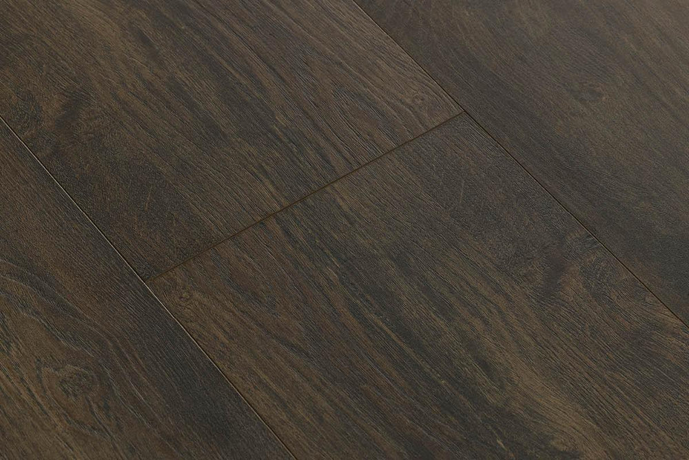 Series Woods 8mm Acoustic Laminate Roast Coffee Oak Built-in Underlay