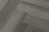 Spectra Luxury Rigid Core Click Vinyl Pewter Grey Herringbone Built-in Underlay