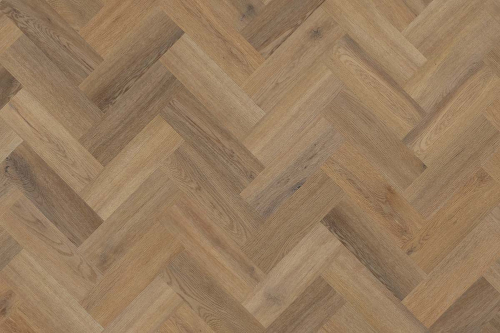 Polyflor Colonia PUR Village Oak Small Parquet Gluedown LVT 4644
