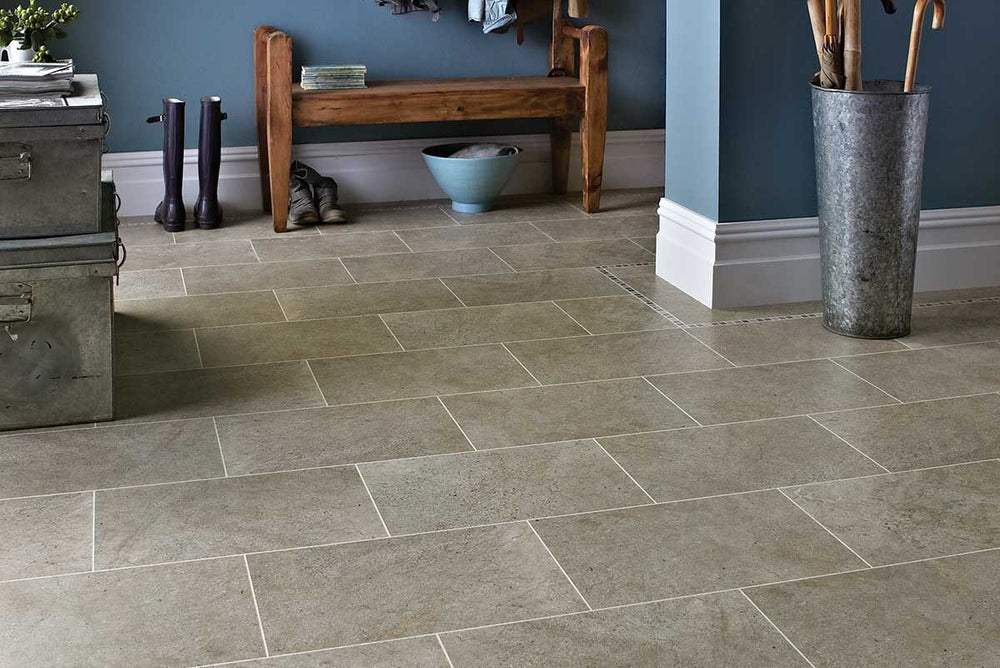 Karndean Knight Tile Portland Stone Gluedown LVT ST13
