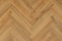Spectra Luxury Acoustic Rigid Core Click Vinyl Flooring Roasted Peanut Oak Herringbone Built-In Underlay