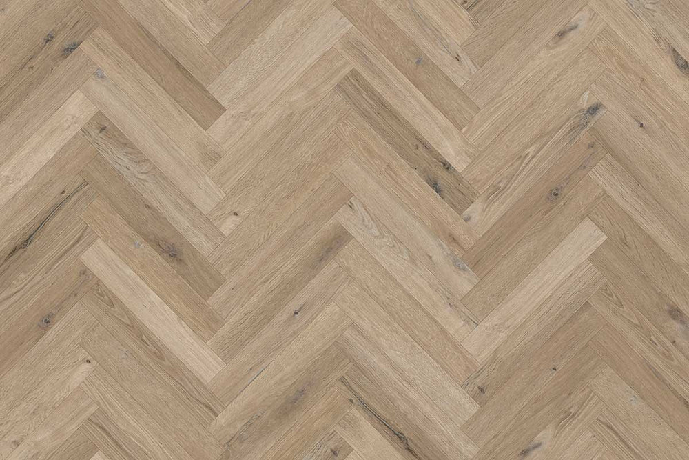 Karndean Knight Tile Washed Character Oak Gluedown Herringbone SM-KP144