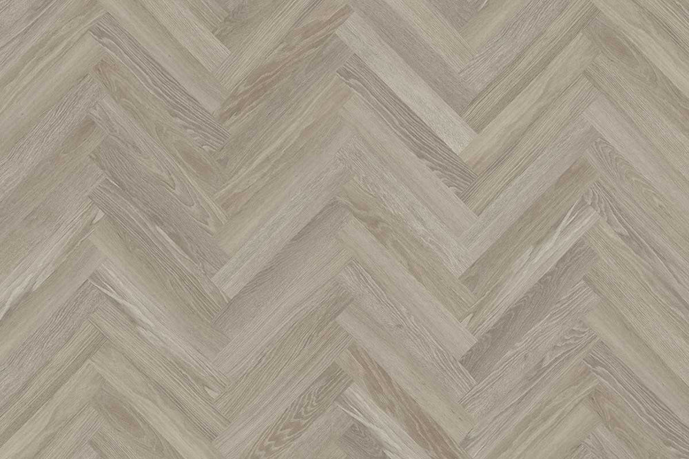 Karndean Knight Tile Grey Limed Oak Gluedown Herringbone SM-KP138