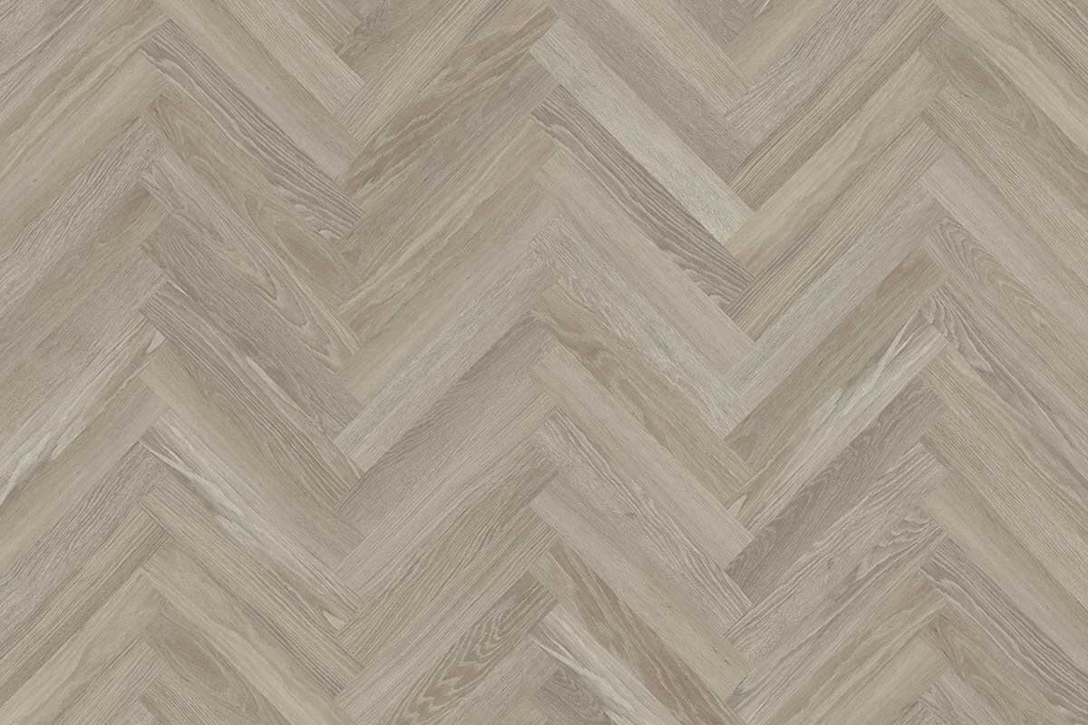 Karndean Knight Tile Grey Limed Oak Gluedown Herringbone SM-KP138