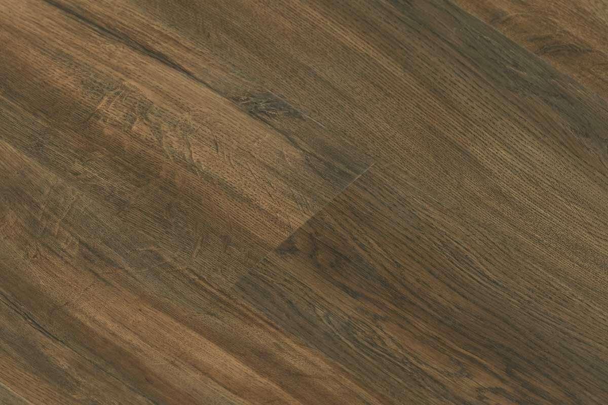 Spectra Luxury Gluedown Vinyl Flooring Mocha Grain Oak Plank