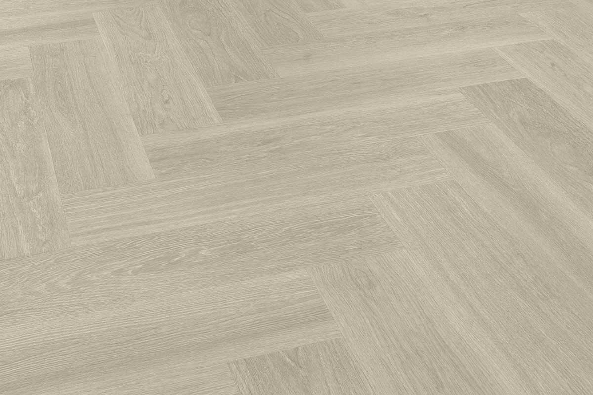 Karndean Van Gogh Grey Brushed Oak Gluedown Herringbone LVT