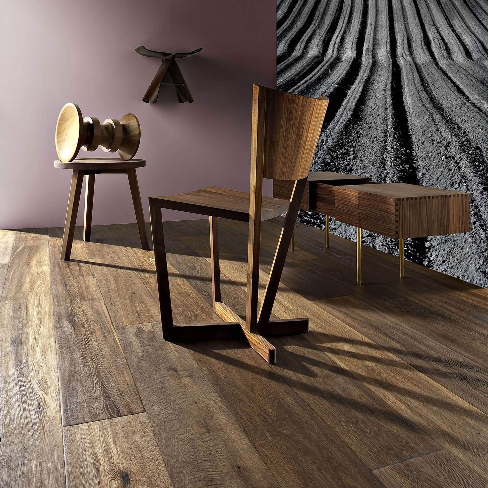 Kahrs Artisan Earth Oak Brown Engineered Wood Natural Oil