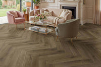 Audacity Wels Herringbone Rigid Core Click Luxury Vinyl Flooring
