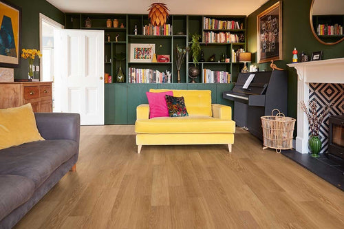 Karndean Knight Tile Honey Limed Oak Gluedown LVT
