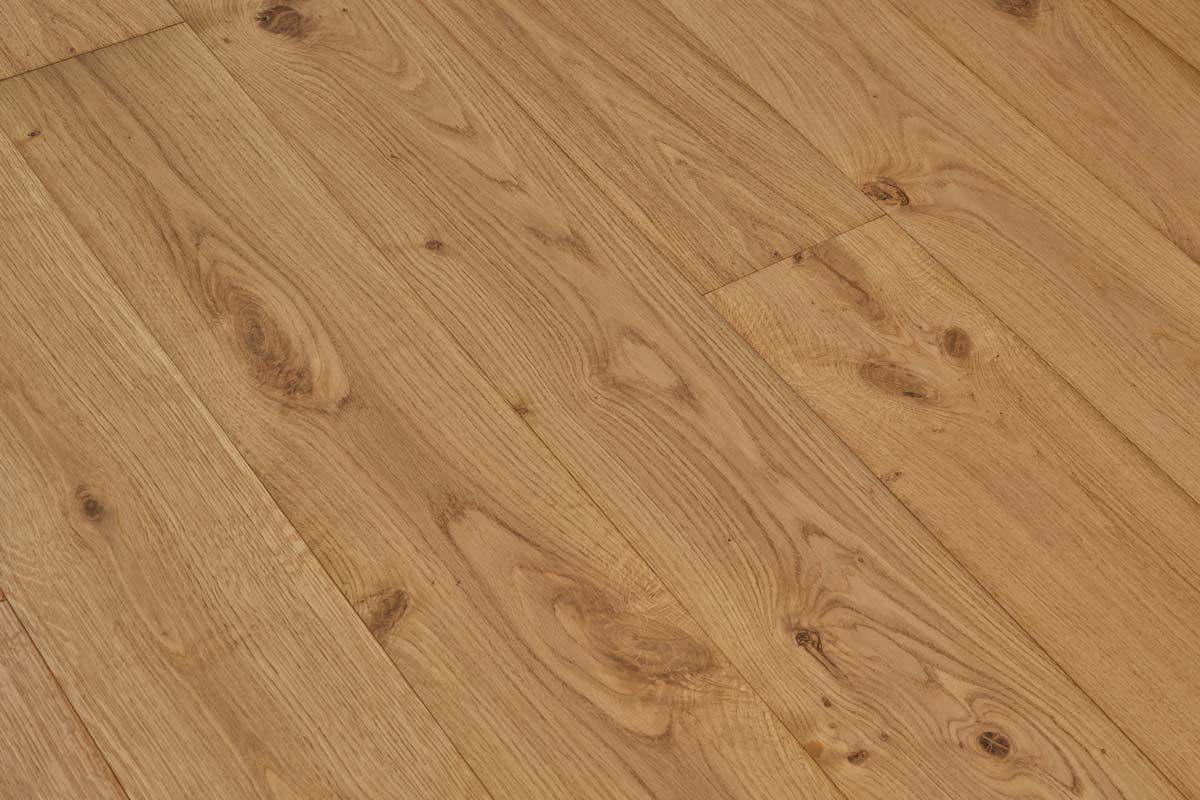 Galleria Professional Engineered Rustic Oak Flooring 20mm x 190mm Brushed & UV Lacquered