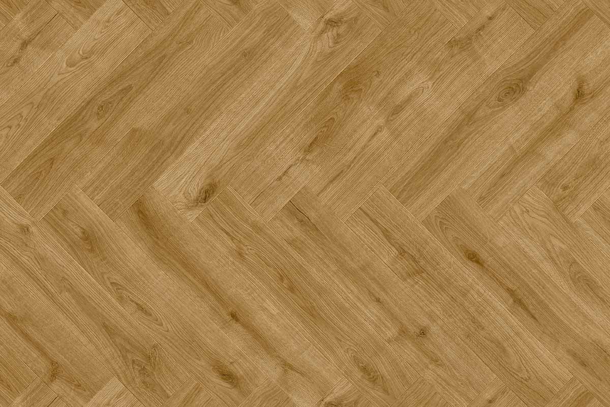 Moduleo LayRed 63840 Herringbone Wistman Oak Flooring Built-in Underlay