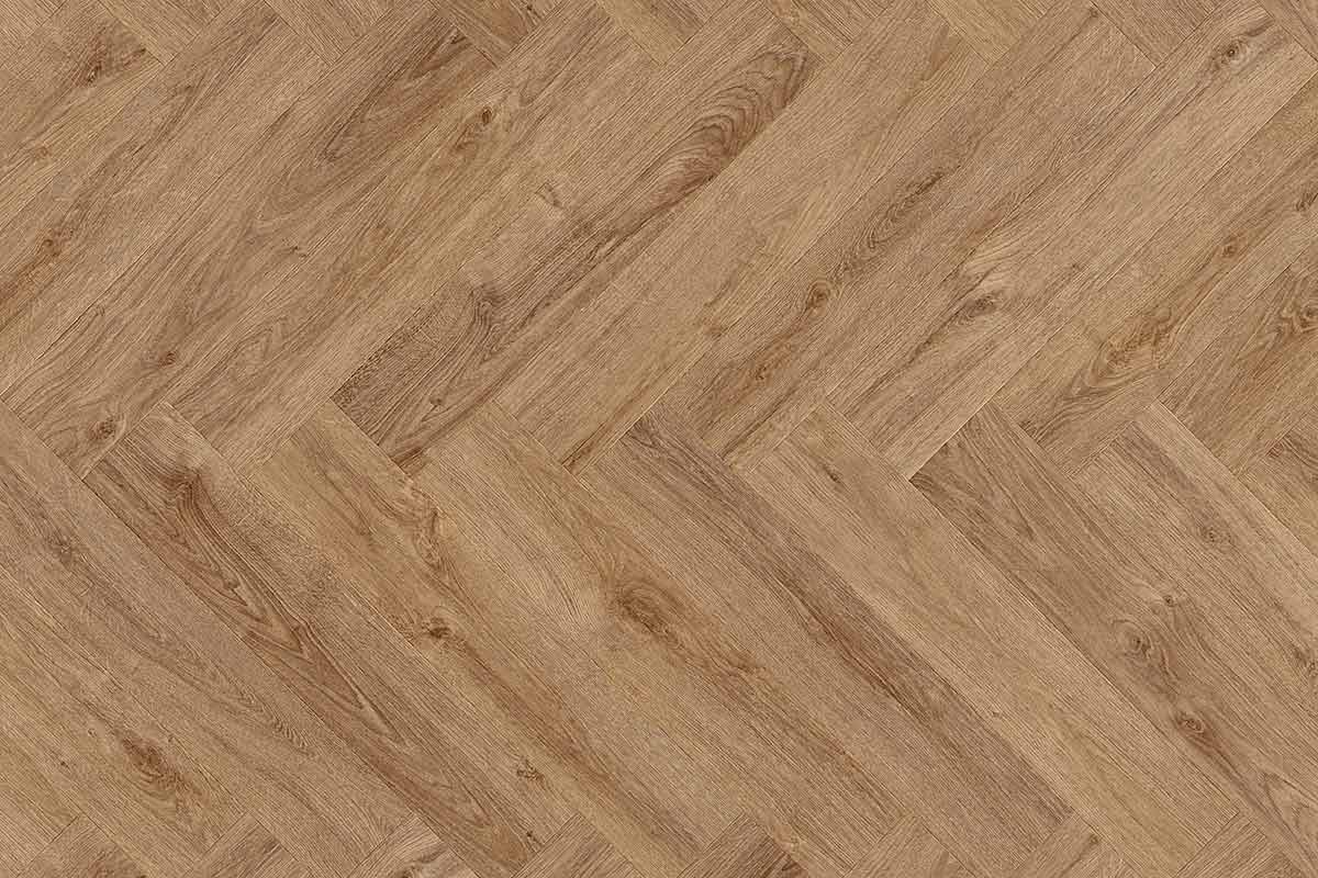 Moduleo LayRed 65837 Herringbone Standford Oak Flooring Built-in Underlay
