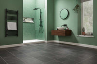 Karndean Knight Tile Black Riven Slate Gluedown Luxury Vinyl Tile ST15
