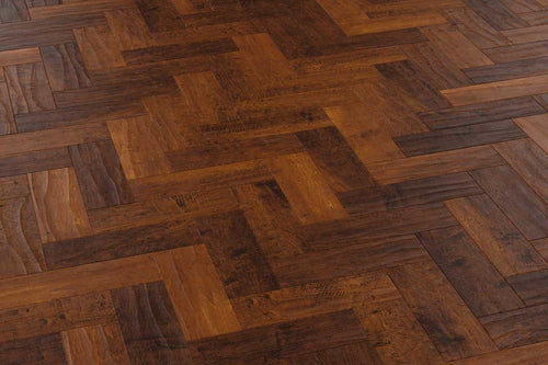 Karndean Art Select Spanish Cherry Gluedown Herringbone LVT