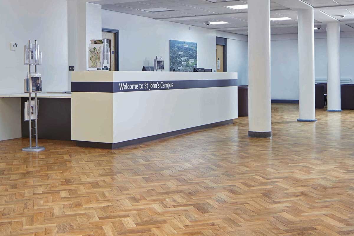 Karndean Art Select Spring Oak Gluedown Herringbone LVT