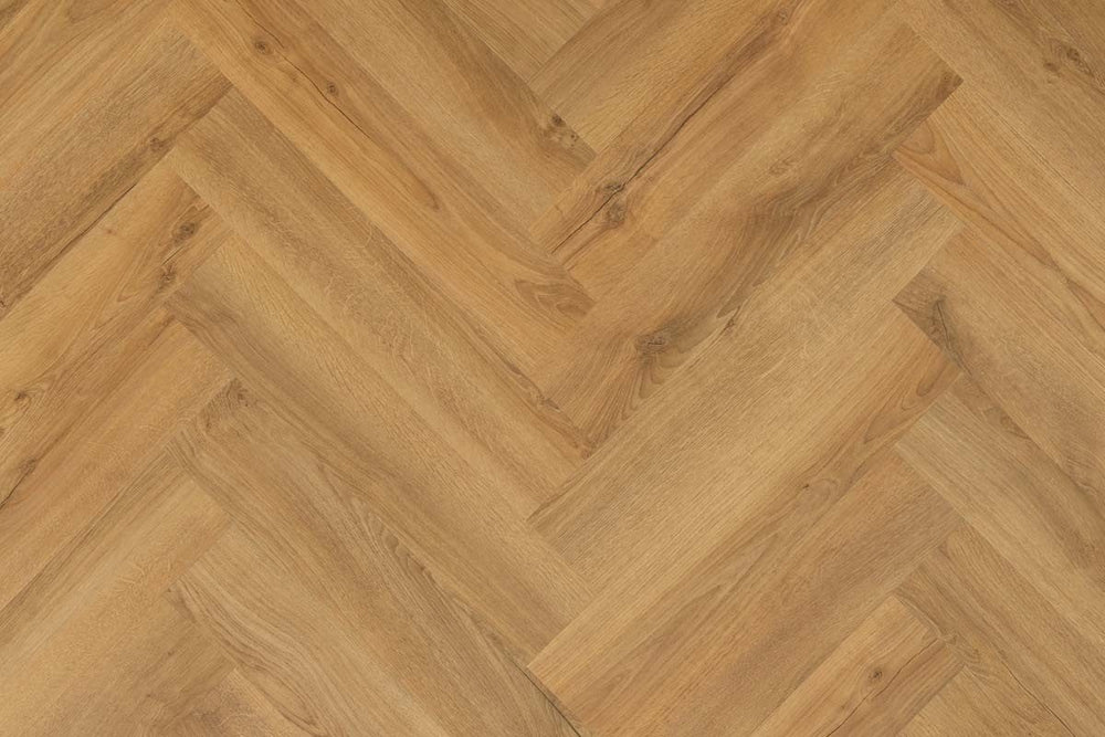 Spectra Luxury Gluedown Vinyl Flooring Toasted Almond Oak Herringbone