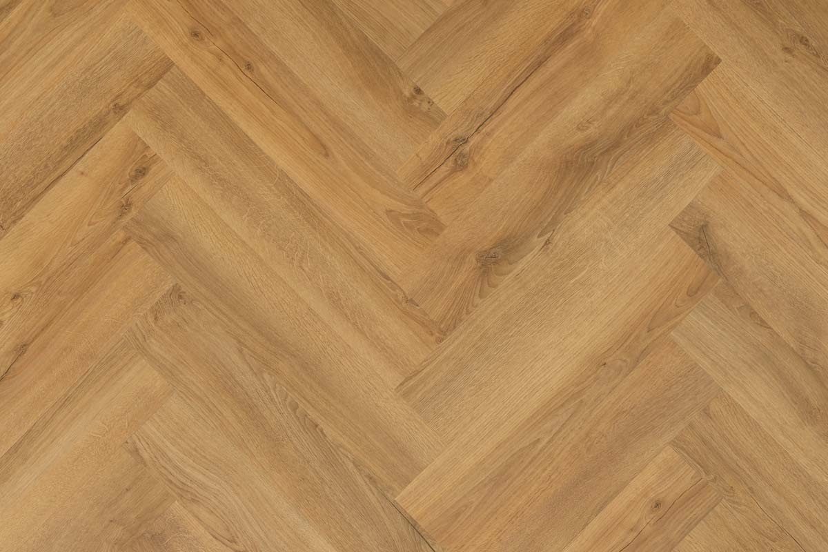 Spectra Luxury Gluedown Vinyl Flooring Toasted Almond Oak Herringbone