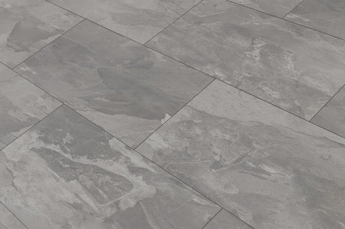 Aqualock 8mm Laminate Tile Silver Steel