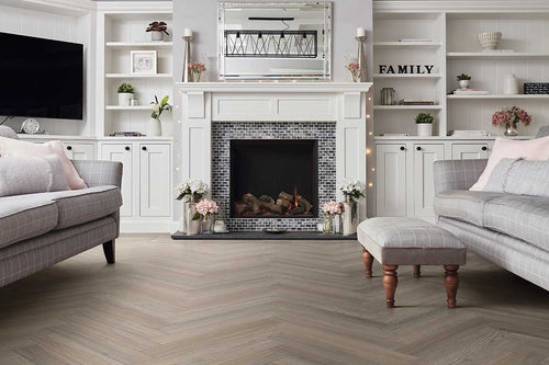Karndean Art Select Bellota Oak Gluedown Herringbone Luxury Vinyl