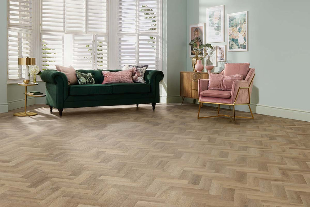 Polyflor Colonia PUR Bloomfield Oak Small Parquet Gluedown LVT 4642