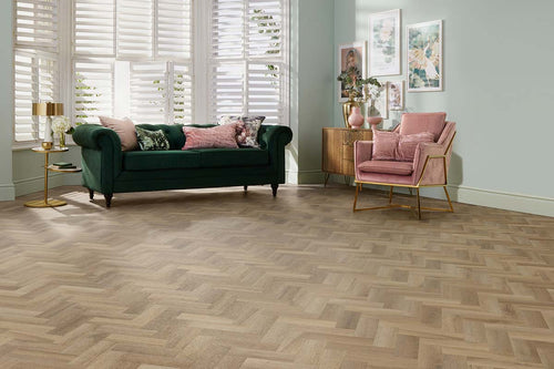 Polyflor Colonia PUR Bloomfield Oak Small Parquet Gluedown LVT