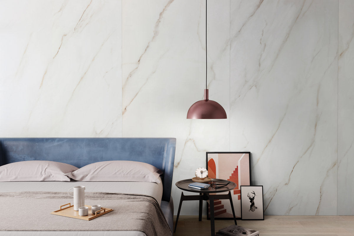 Emperador Marble White Matt Porcelain  Tile