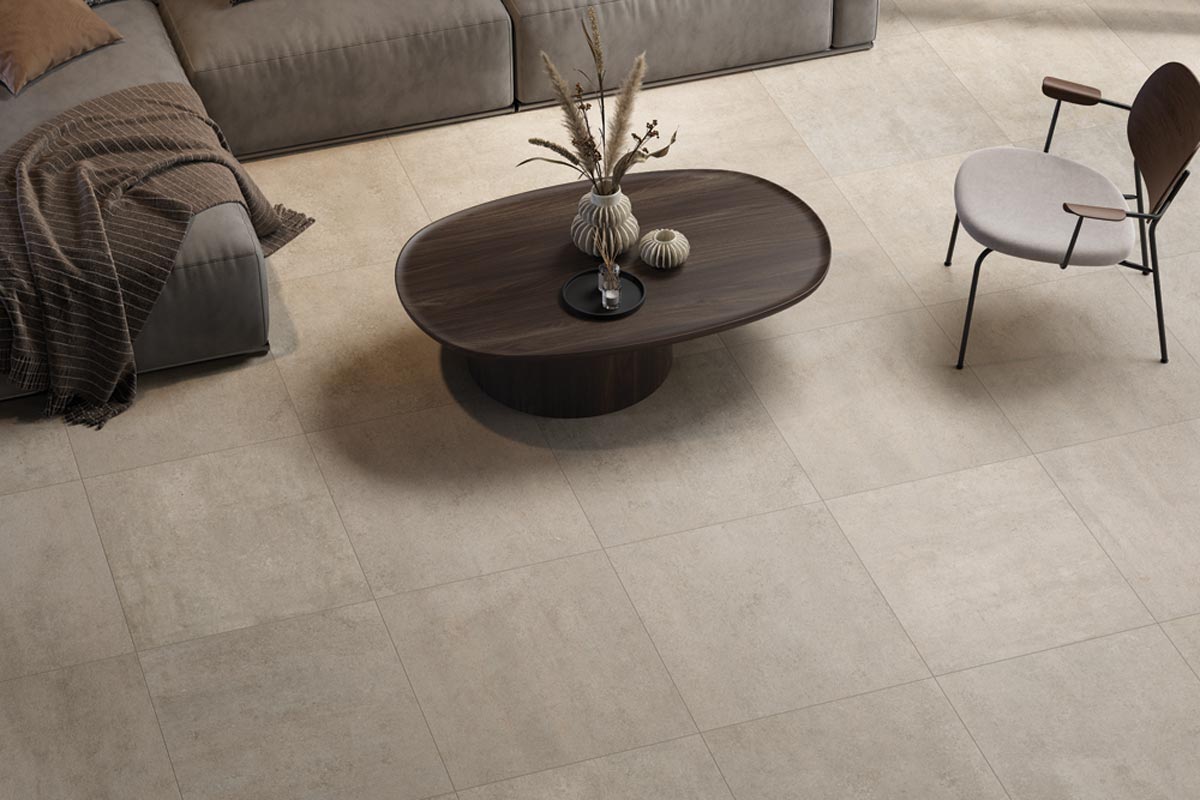 Dune Stone Beige Matt Porcelain Tile