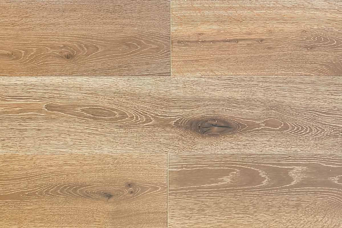 Galleria Professional Engineered European Rustic Oak Flooring 14mm x 190mm Stoney Grey Oiled