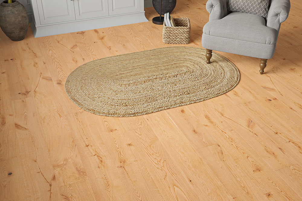 Home Choice Engineered Rustic Oak Flooring 14mm x 190mm Aspen Smooth UV Lacquered