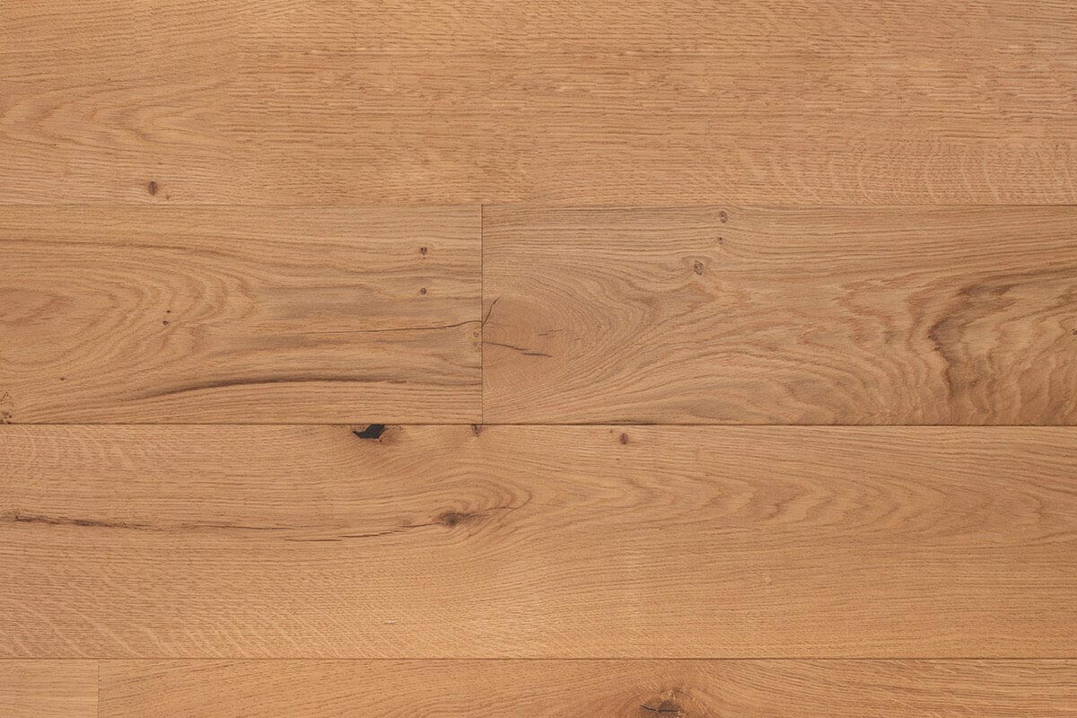 Home Choice Engineered Rustic Oak Flooring 14mm x 190mm Henley Brushed UV Oiled
