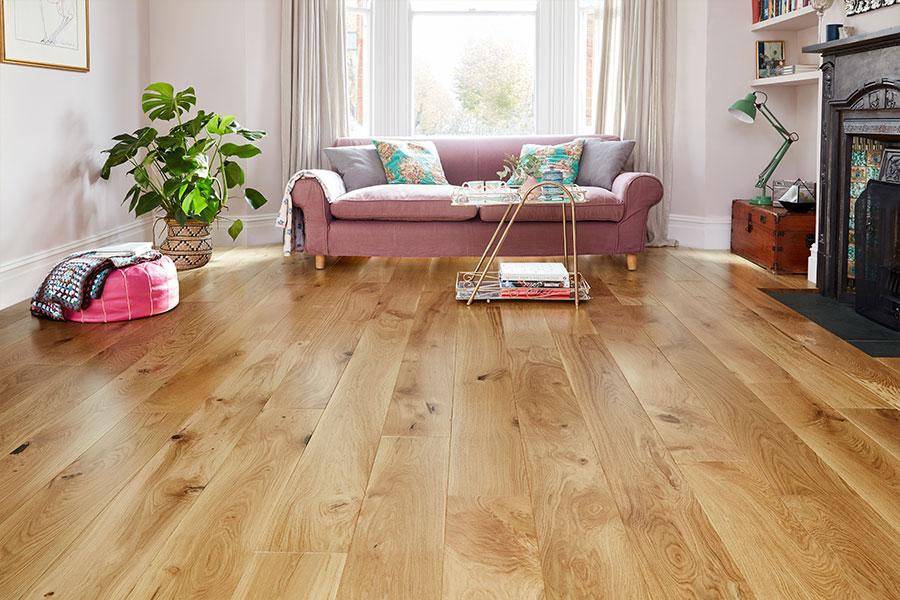 Galleria Professional Engineered European Rustic Oak Flooring 20mm x 190mm Brushed & Oiled