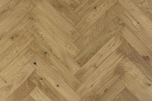 Galleria Professional Engineered Rustic Oak Herringbone Flooring 20mm x 90mm Natural Lacquered