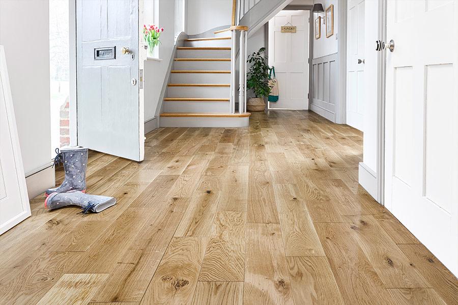 Galleria Professional Solid European Rustic Oak Flooring 18mm x 150mm Natural Lacquered