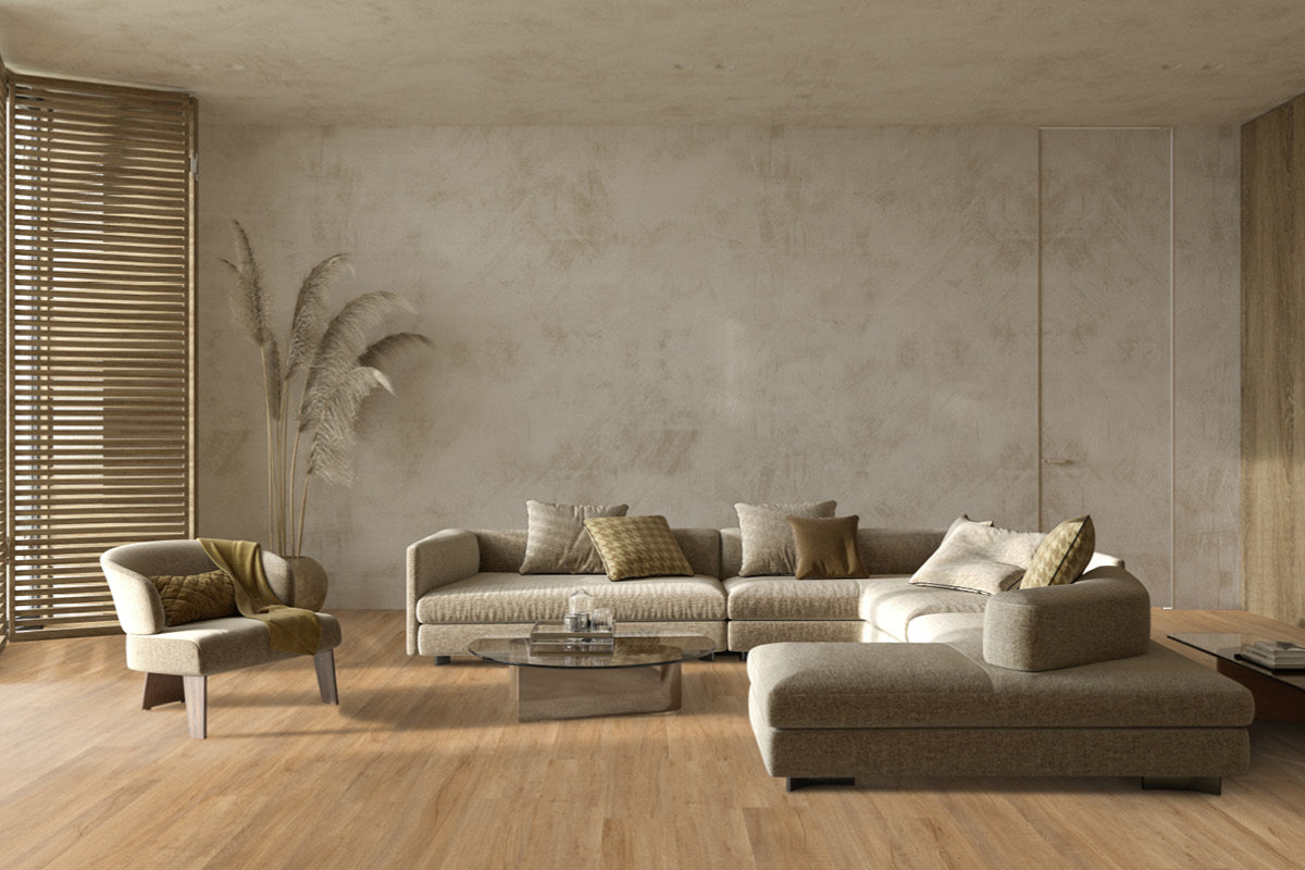 Gerflor Creation 55 Zen Swiss Oak Golden Gluedown Plank Luxury Vinyl