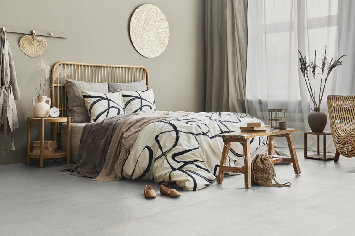 Gerflor Creation 55 Zen Bloom Uni Perle Gluedown Luxury Vinyl Tile