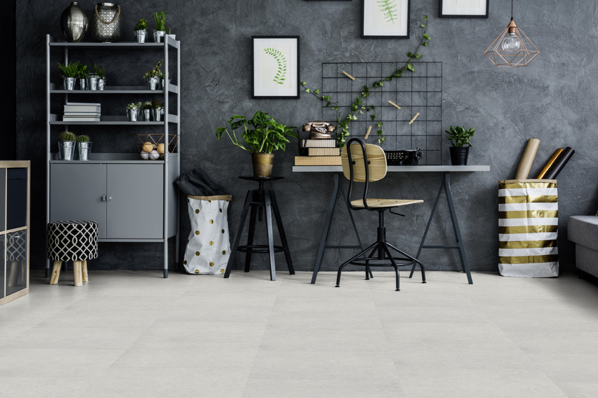 Gerflor Creation 55 Zen Bloom Uni Perle Gluedown Luxury Vinyl Tile