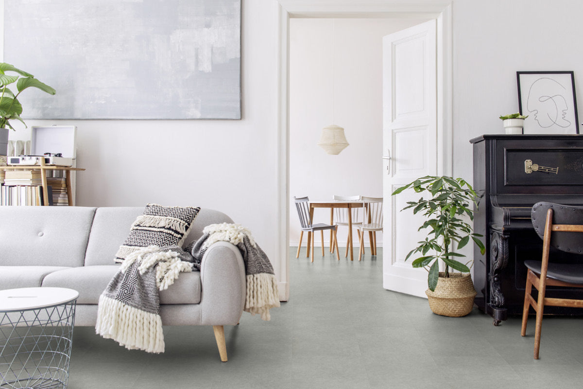 Gerflor Creation 55 Zen Bloom Uni Souris Gluedown Luxury Vinyl Tile