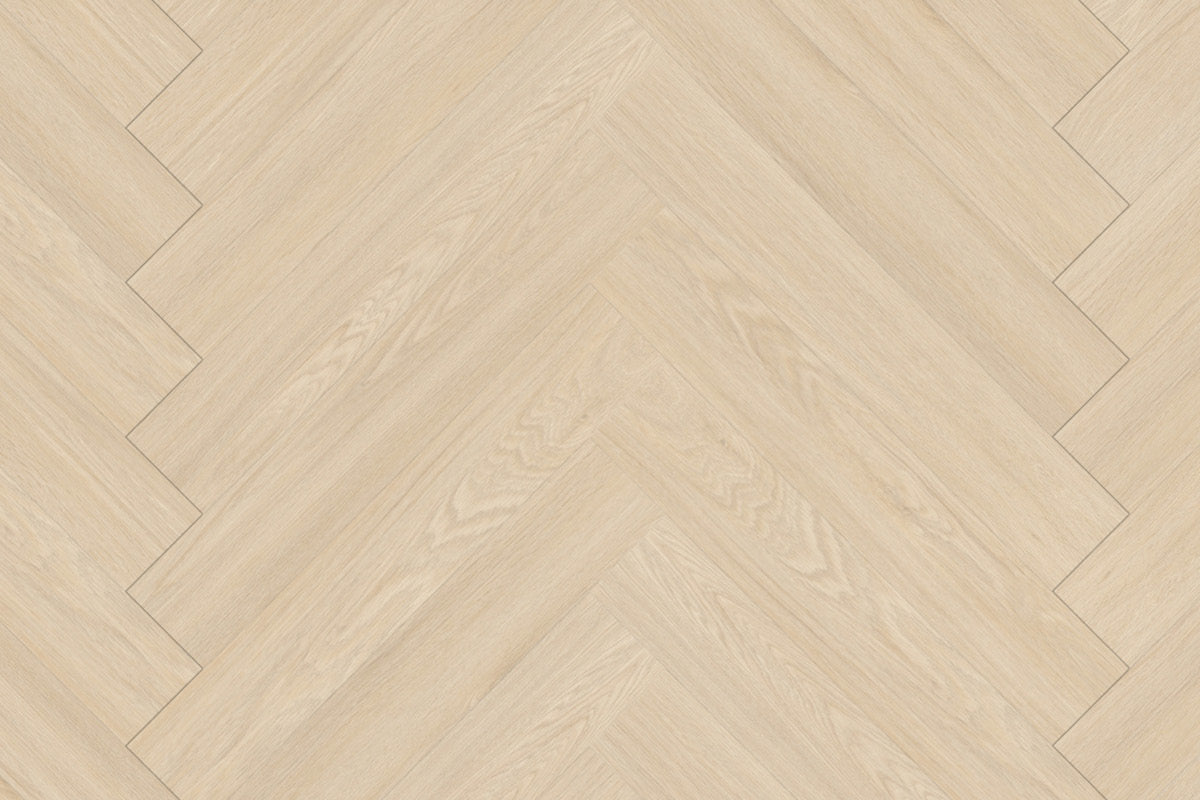 Gerflor Virtuo 55 Acoustic Blomma Cream Herringbone Click Luxury Vinyl