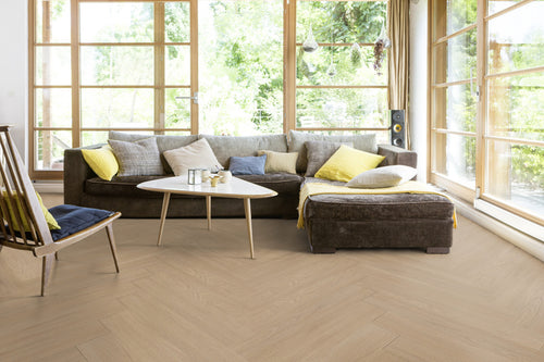 Gerflor Virtuo 55 Acoustic Blomma Natural Herringbone Click Luxury Vinyl