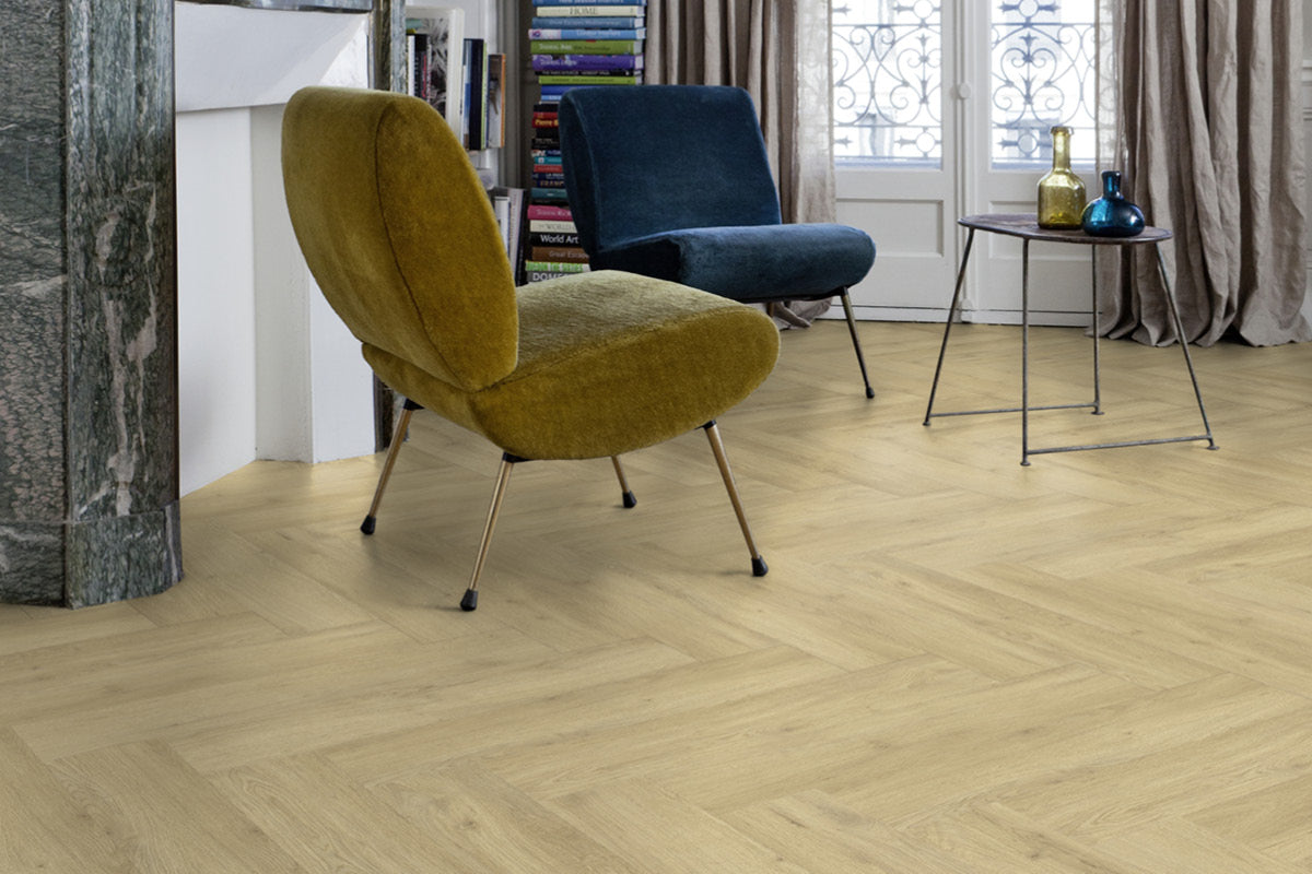 Gerflor Virtuo 55 Acoustic Sunny Nature Herringbone Click Luxury Vinyl