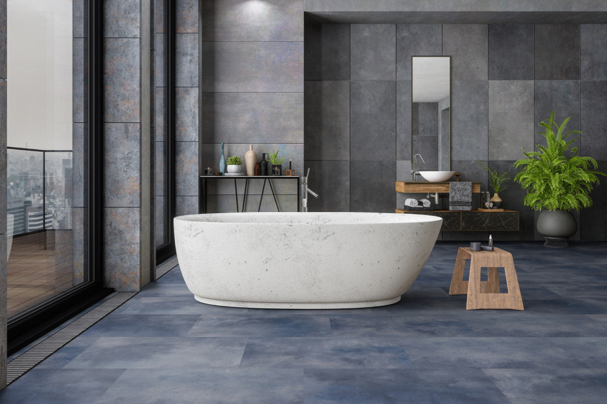 Gerflor Virtuo 55 Acoustic Acuarela Ink Click Luxury Vinyl Tile 39071475
