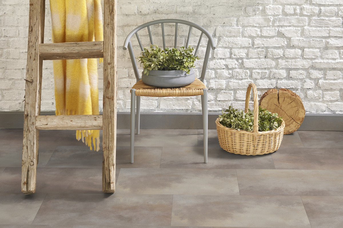 Gerflor Virtuo 55 Acoustic Acuarela Taupe Click Luxury Vinyl Tile