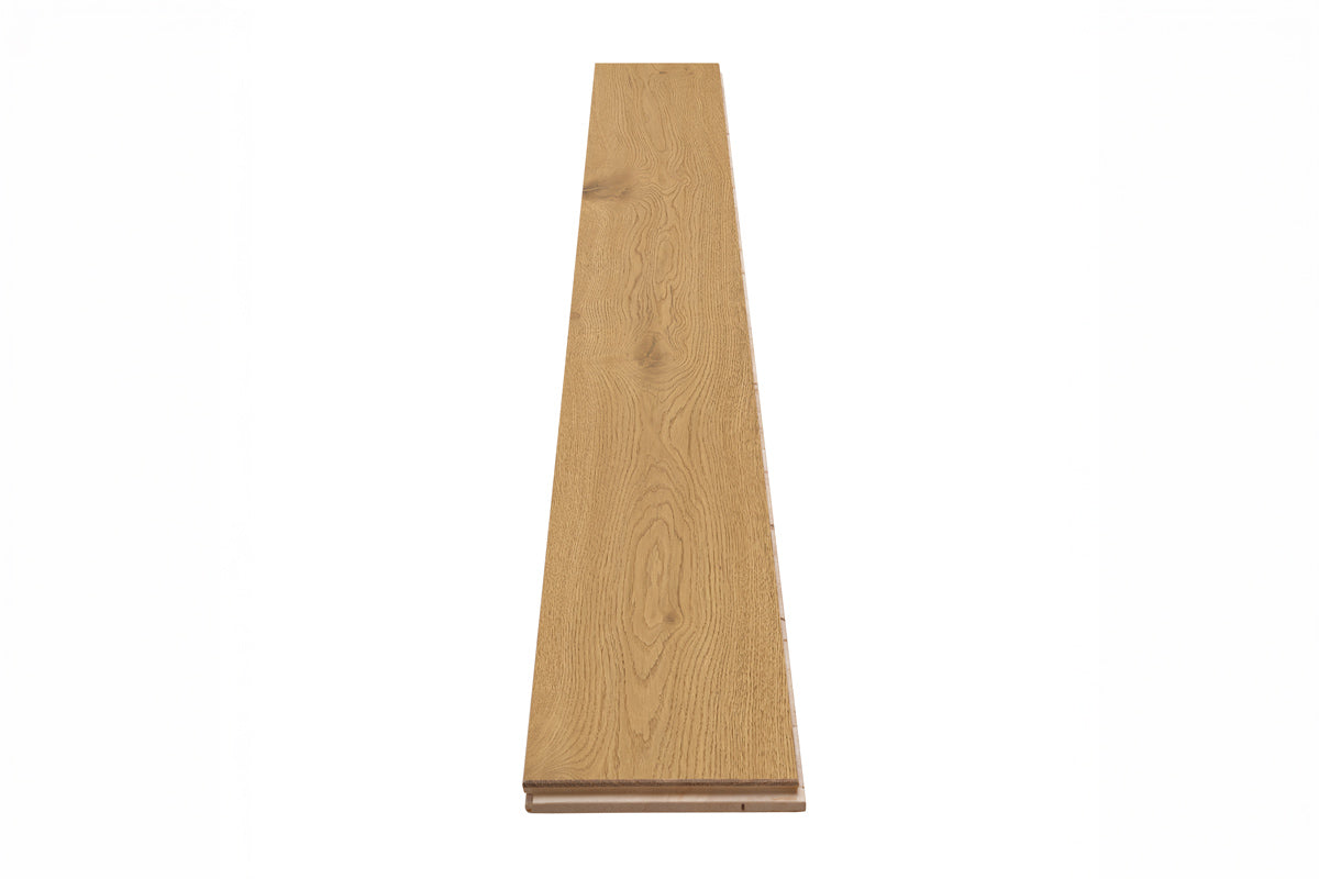Home Choice Engineered European Rustic Oak 14mm x 190mm Natural Brushed Invisible Oiled